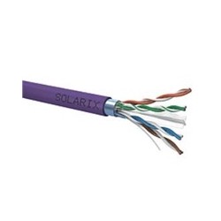 Solarix - instalační kabel CAT6 FTP 500m drát LSOH