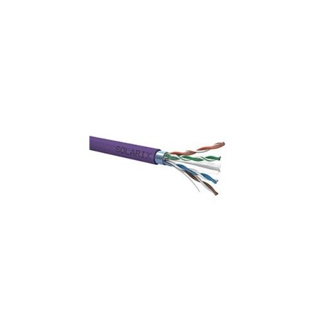 Solarix - instalační kabel CAT6 FTP 500m drát LSOH