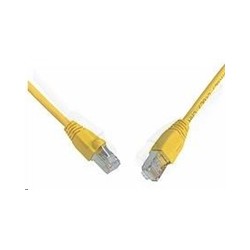 Solarix - patch kabel CAT5E SFTP PVC 0,5m žlutý