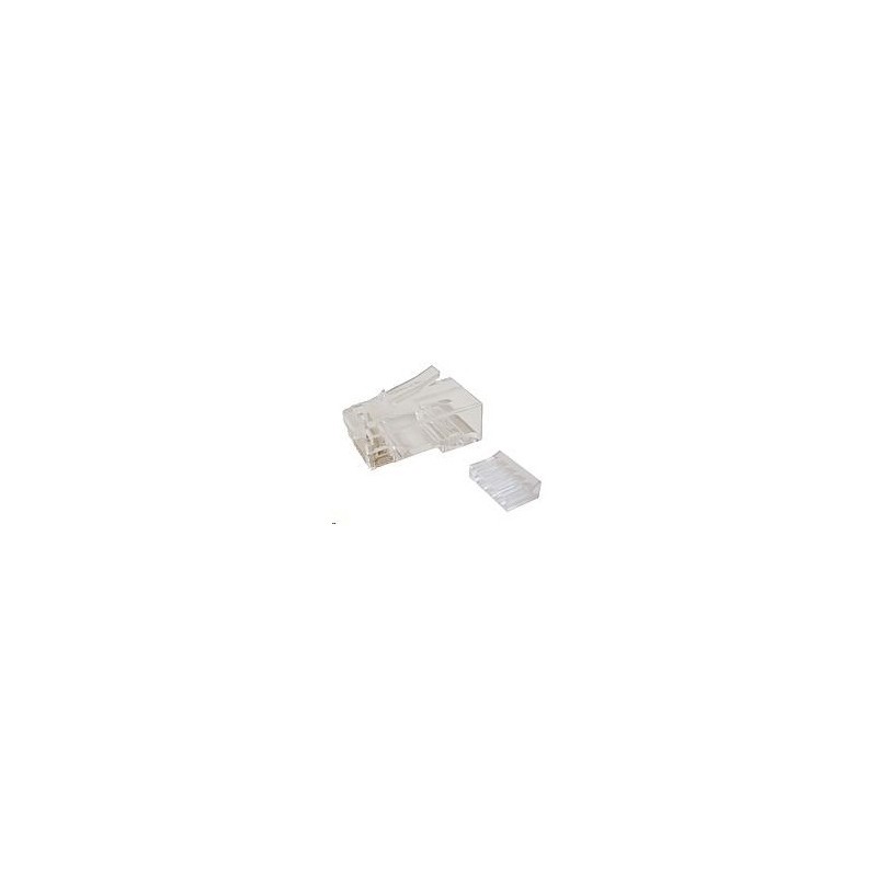 Solarix - konektor RJ45 CAT6 UTP 8p8c nestíněný skládaný na licnu