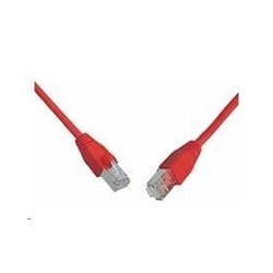 Solarix - patch kabel CAT5E SFTP PVC 10m červený