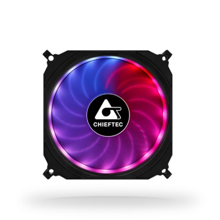 CHIEFTEC ventilátor Tornado / 120mm fan / RGB LED / ultratichý 16 dBa