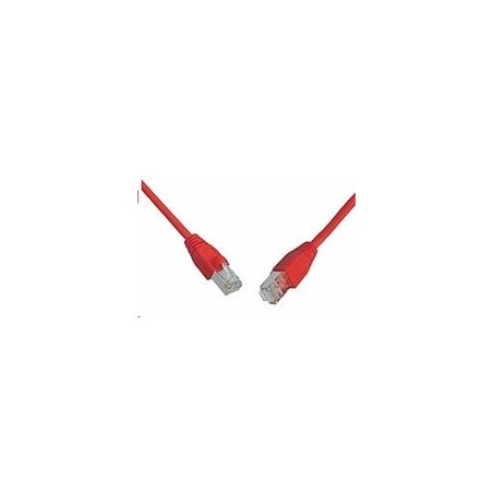 Solarix - patch kabel CAT5E SFTP PVC 1m červený