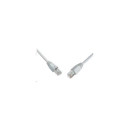 Solarix - patch kabel CAT5E SFTP PVC 0,5m šedý snag proof