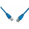 Solarix - patch kabel CAT5E SFTP PVC 0,5m modrý