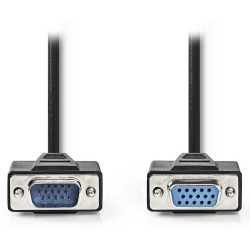 Nedis CCGP59100BK20 - Kabel VGA | VGA Zástrčka - VGA Zásuvka | 2 m | Černá barva