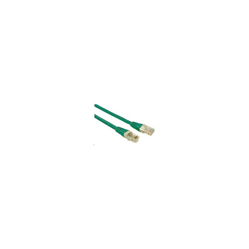 Solarix - patch kabel CAT5E UTP PVC 2m zelený non-snag proof