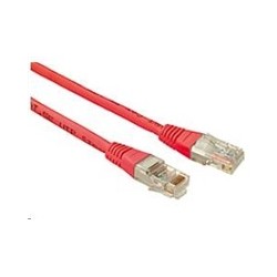 Solarix - patch kabel CAT5E UTP PVC 2m červený