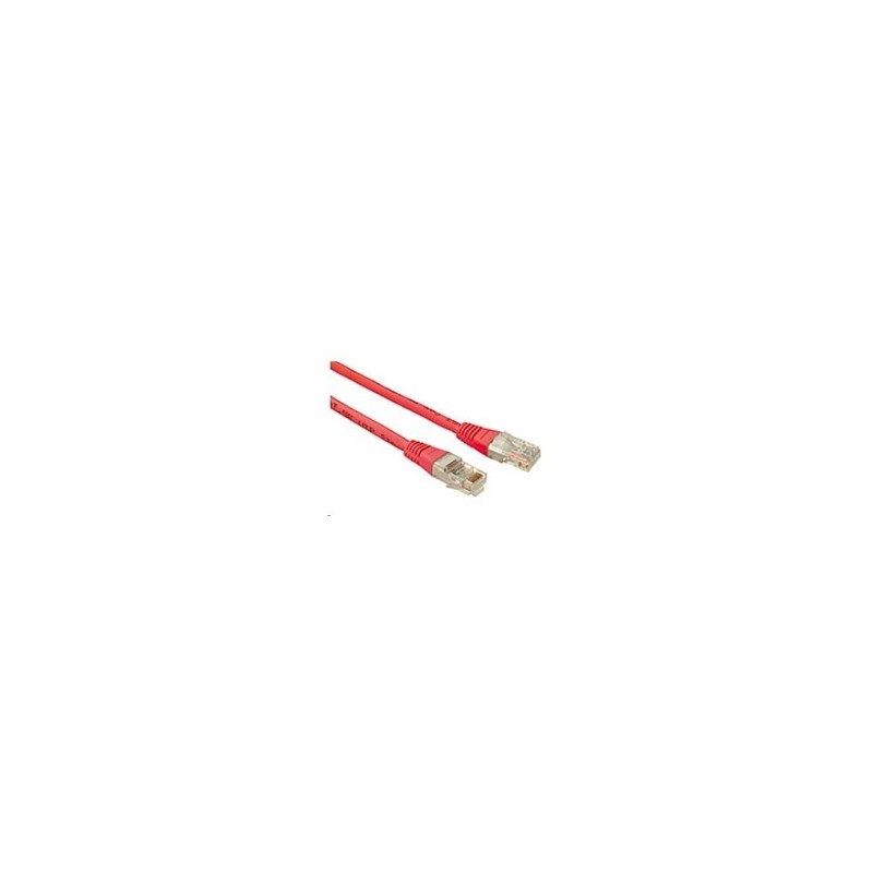 Solarix - patch kabel CAT5E UTP PVC 2m červený