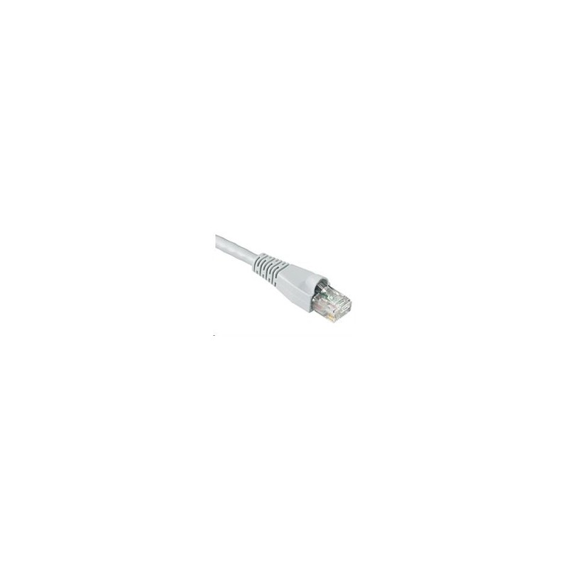 Solarix - patch kabel CAT5E UTP PVC 0,5m šedý snag-proof