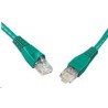 Solarix - patch kabel CAT5E UTP PVC 10m zelený snag-proof