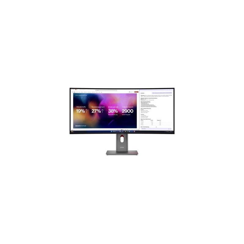 LENOVO LCD P40WD-40 - 39.7",ECO-IPS,21:9,5120x2160,300cd/m2,1000:1,4ms,HDMI,DP,DPout,DC,USB Hub,RJ45,Pivot