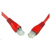 Solarix - patch kabel CAT5E UTP PVC 15m červený snag-proof