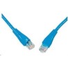 Solarix - patch kabel CAT5E UTP PVC 15m modrý snag-proof