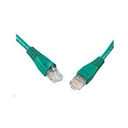 Solarix - patch kabel CAT5E UTP PVC 15m zelený snag-proof