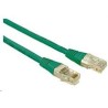 Solarix - patch kabel CAT5E UTP PVC 1m zelený non-snag proof