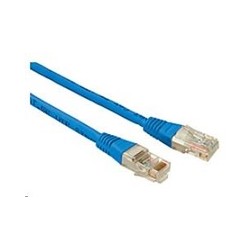Solarix - patch kabel CAT5E UTP PVC 1m modrý non-snag proof