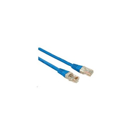 Solarix - patch kabel CAT5E UTP PVC 1m modrý non-snag proof
