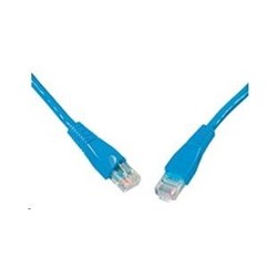 Solarix - patch kabel CAT5E UTP PVC 7m modrý snag-proof