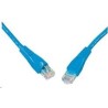 Solarix - patch kabel CAT5E UTP PVC 7m modrý snag-proof