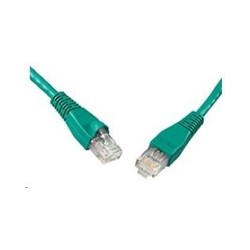 Solarix - patch kabel CAT5E UTP PVC 20m zelený snag-proof