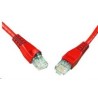 Solarix - patch kabel CAT5E UTP PVC 20m červený snag-proof