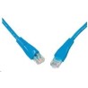 Solarix - patch kabel CAT5E UTP PVC 2m modrý snag-proof