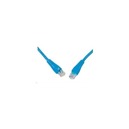 Solarix - patch kabel CAT5E UTP PVC 20m modrý snag-proof