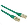 Solarix - patch kabel CAT5E UTP PVC 3m zelený non-snag proof
