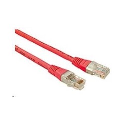 Solarix - patch kabel CAT5E UTP PVC 3m červené