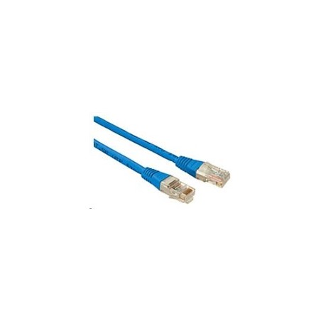 Solarix - patch kabel CAT5E UTP PVC 3m modrý non-snag proof