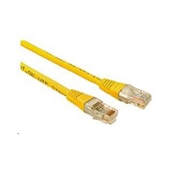 Solarix - patch kabel CAT5E UTP PVC 2m žlutý