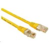 Solarix - patch kabel CAT5E UTP PVC 2m žlutý