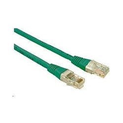 Solarix - patch kabel CAT5E UTP PVC 5m zelený non-snag proof