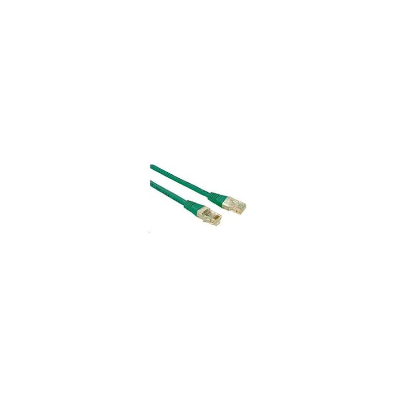 Solarix - patch kabel CAT5E UTP PVC 5m zelený non-snag proof