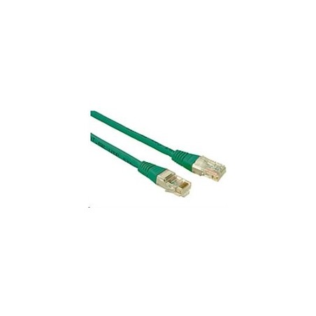 Solarix - patch kabel CAT5E UTP PVC 5m zelený non-snag proof