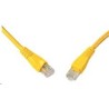 Solarix - patch kabel CAT5E UTP PVC 5m žlutý snag-proof