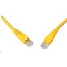 Solarix - patch kabel CAT5E UTP PVC 7m žlutý snag-proof