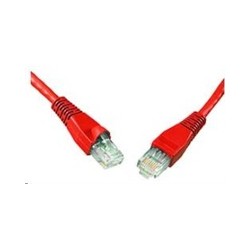Solarix - patch kabel CAT5E UTP PVC 7m červený snag-proof