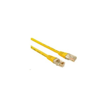 Solarix - patch kabel CAT5E UTP PVC 5m žlutý