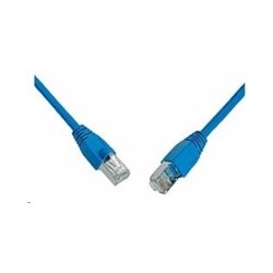 Solarix - patch kabel CAT6 SFTP PVC 10m modrý snag-proof