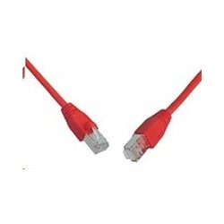 Solarix - patch kabel CAT6 SFTP PVC 0,5m červený