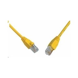 Solarix - patch kabel CAT6 SFTP PVC 0,5m žlutý
