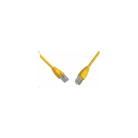 Solarix - patch kabel CAT6 SFTP PVC 0,5m žlutý