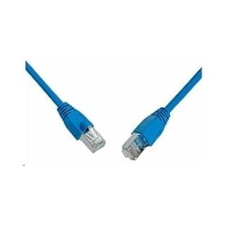 Solarix - patch kabel CAT6 SFTP PVC 1m modrý snag-proof