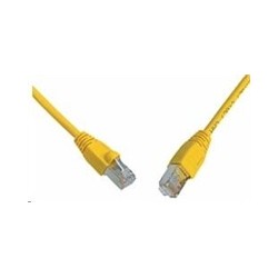 Solarix - patch kabel CAT6 SFTP PVC 1m žlutý