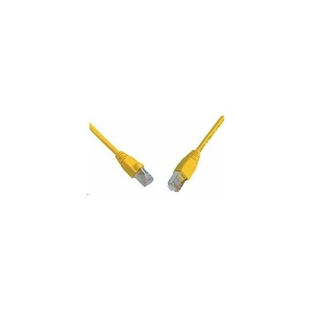 Solarix - patch kabel CAT6 SFTP PVC 1m žlutý