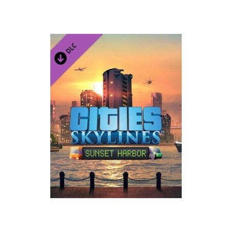 Cities Skylines Sunset Harbor – herní rozšíření pro PC (elektronická licence)