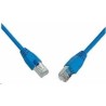 Solarix - patch kabel CAT6 SFTP PVC 7m modrý snag-proof