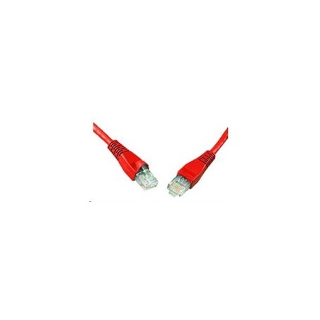 Solarix - patch kabel CAT6 UTP PVC 2m červený